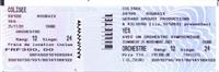 Ticket Stubs